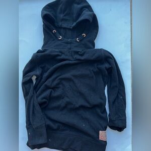 NEXT Direct size 7 Super soft Black Hoodie with Copper Accents